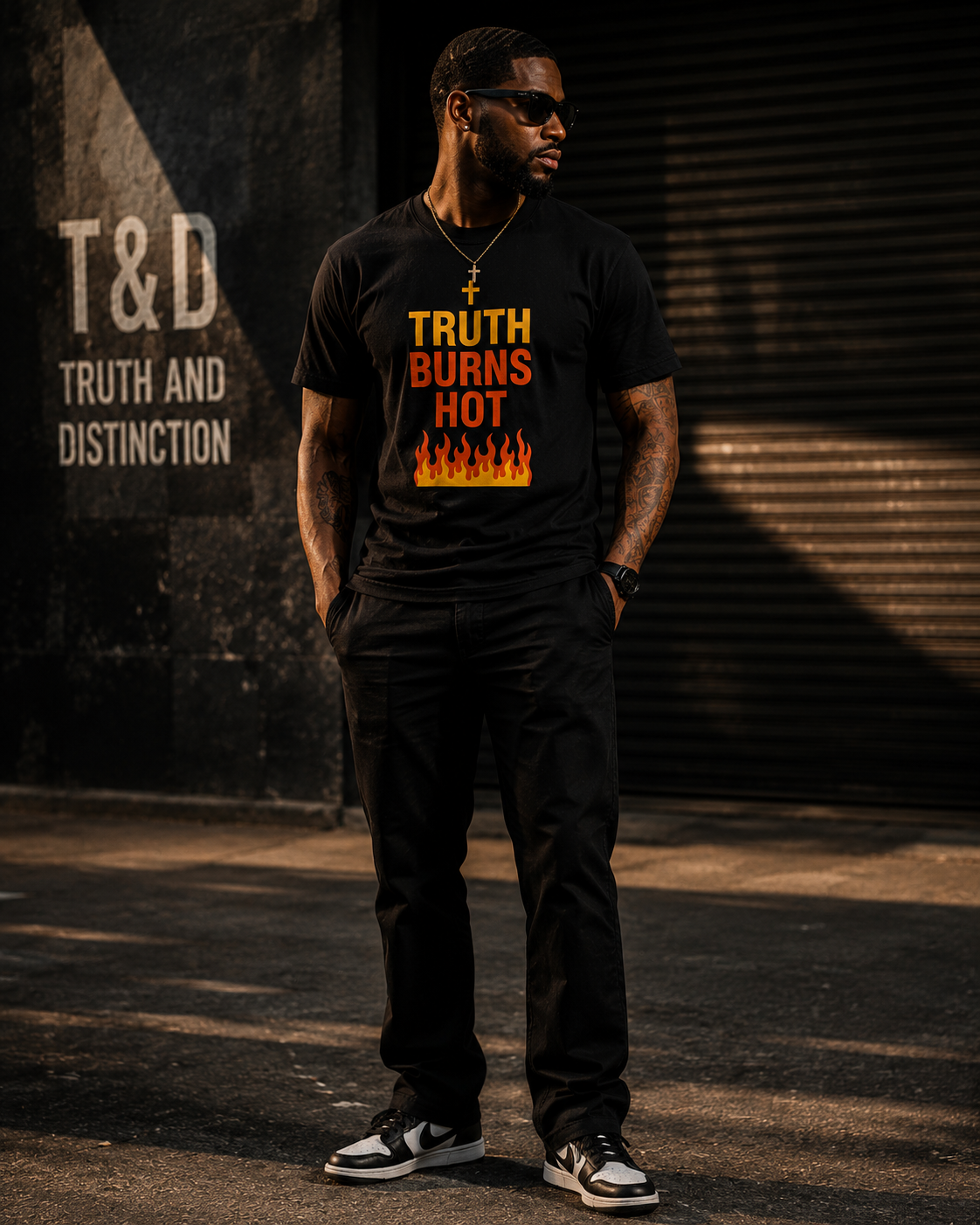 TRUTH BURNS HOT TEE