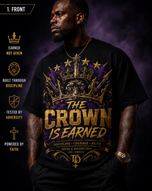 THE CROWN IS EARNED Heavy Tee