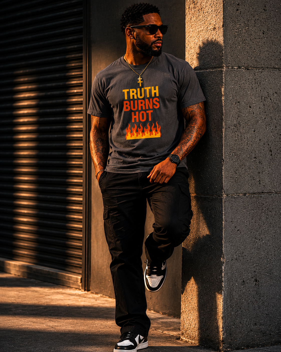 TRUTH BURNS HOT TEE