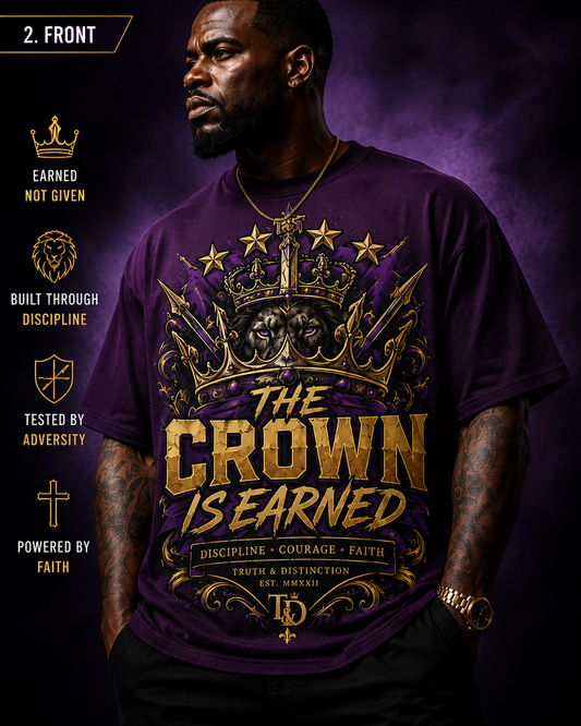 THE CROWN IS EARNED Heavy Tee